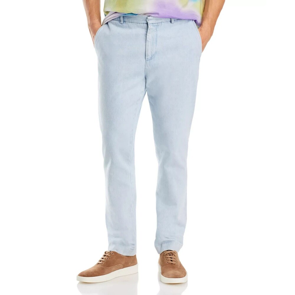ATM Anthony Thomas Melillo Jeans Mens Size 32 Light Wash Slim Fit Denim $195